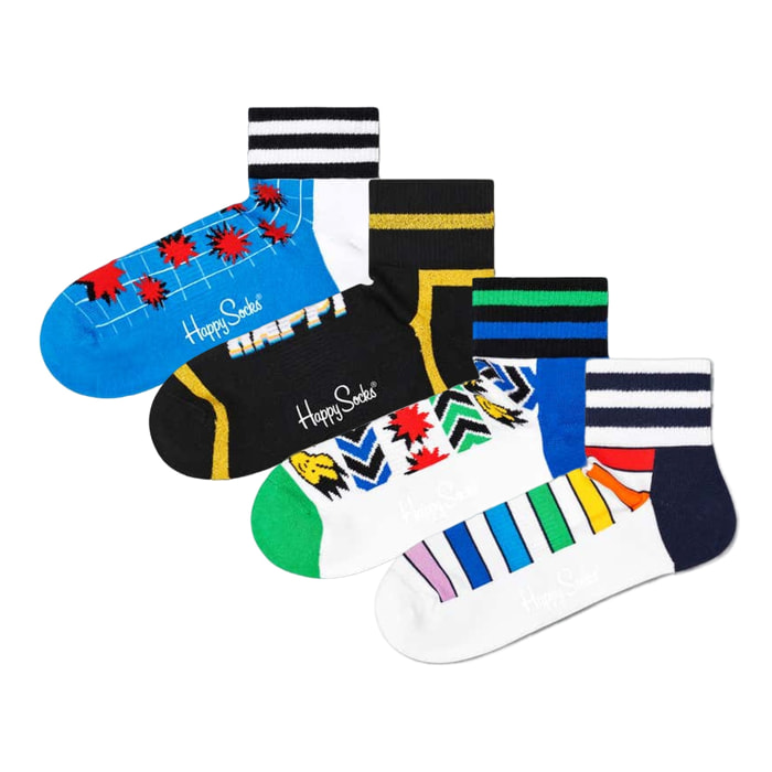 Calcetines 4-pack 1/4 crew