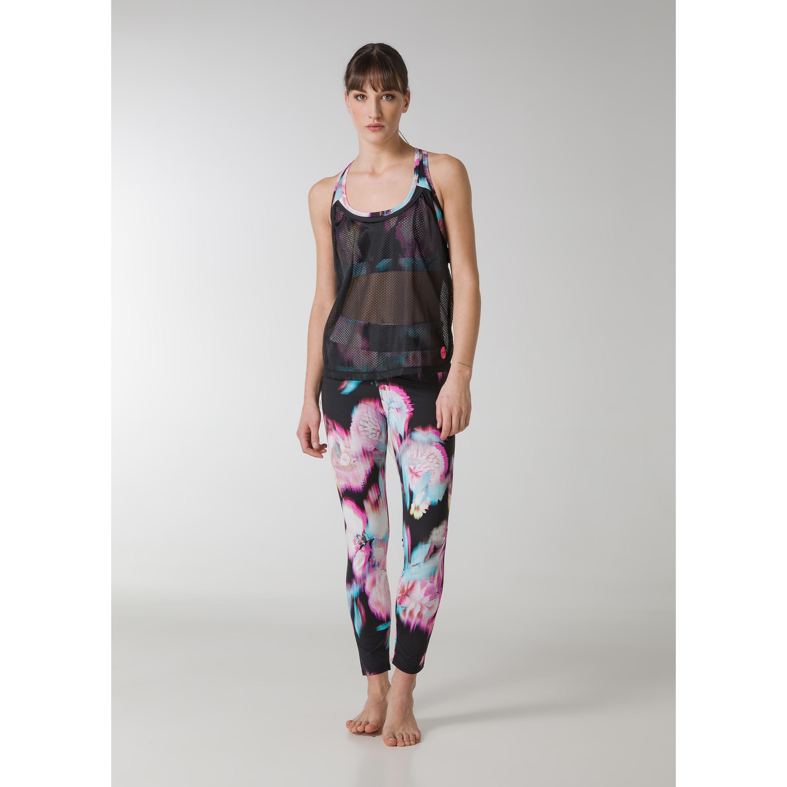 DEHA - Canottiera LAYERED NET TANK TOP in Poliammide per donna