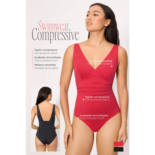Costume da donna modellante Rosso
