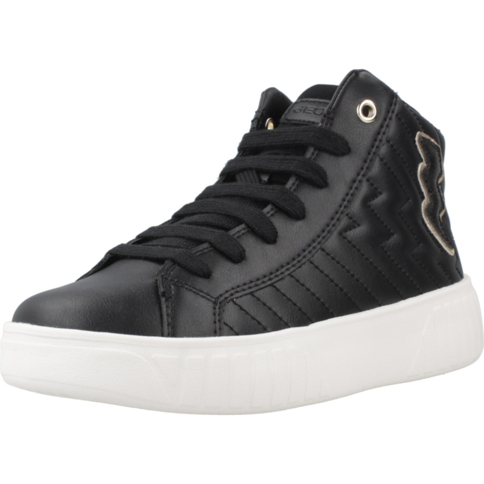 Zapatillas Niña de la marca GEOX  modelo J MIKIROSHI GIRL NEGRO