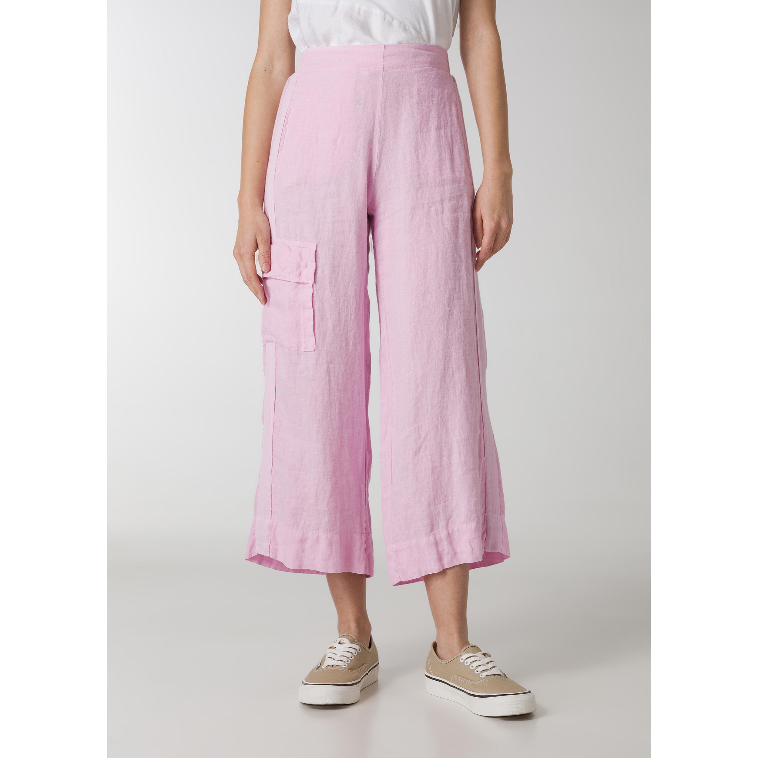 DEHA - Pantalone LINEN STRAIGHT PANTS in Lino per donna