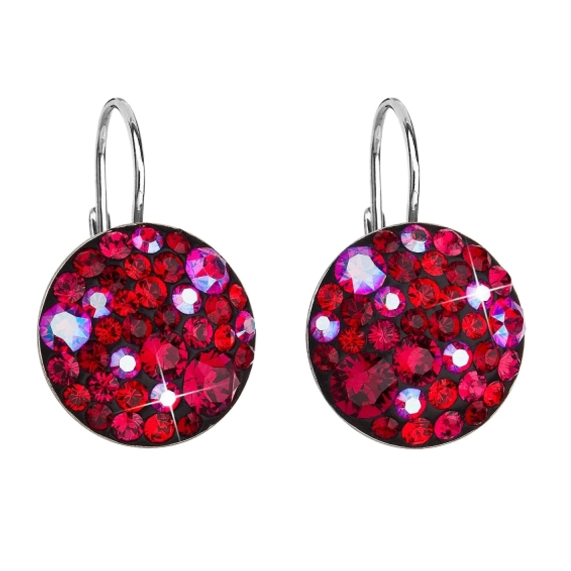 Pendientes Round Brillantin adornado con cristales de Swarovski