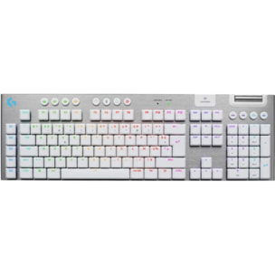 Clavier gamer sans fil LOGITECH G915 X Lightspeed Tactile Blanc