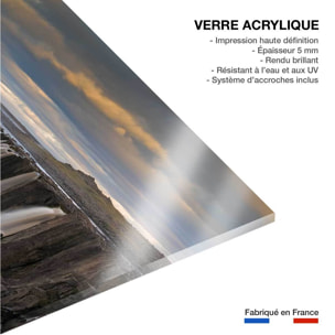 Tableau Chute d'eau by night Tableau plexiglas