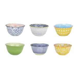 Lot de 6 petits bols design 3, SABAE