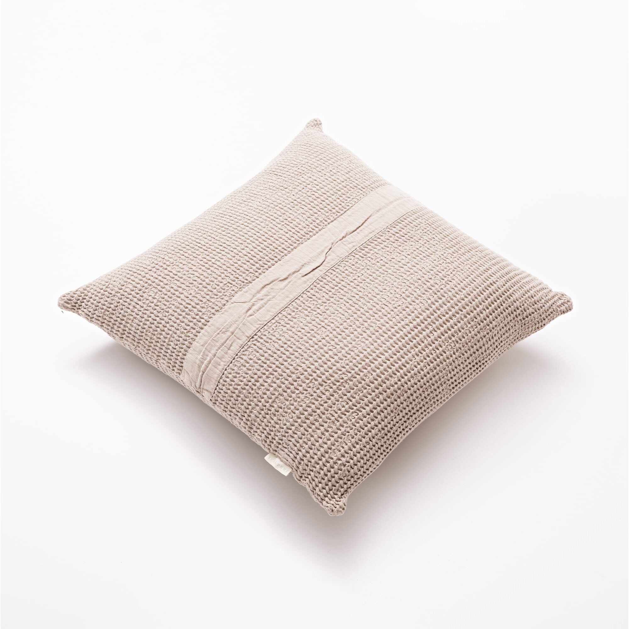 Cojin waffle 45x45cm 320gsm beige scalpers home