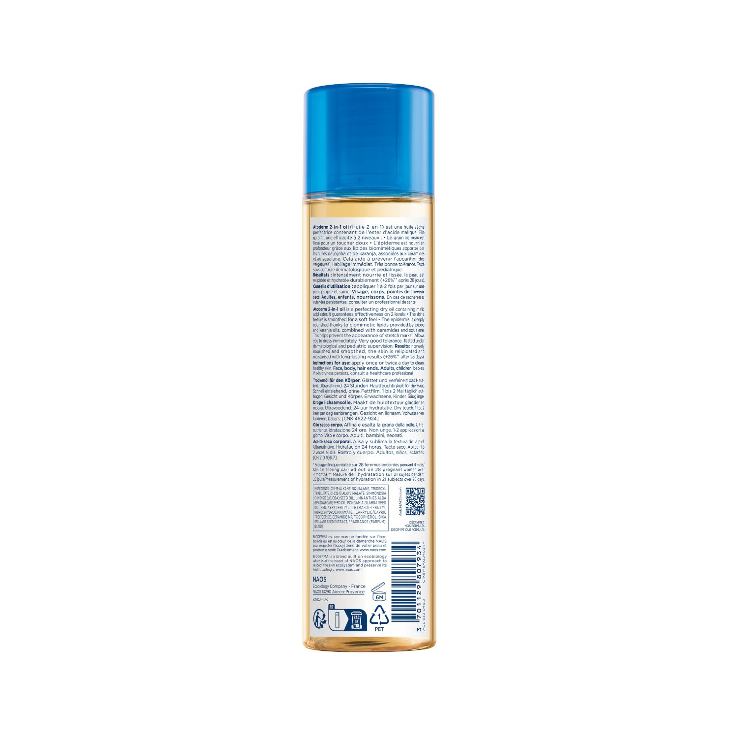 Atoderm 2-in-1 Oil - Huile Sèche Corps