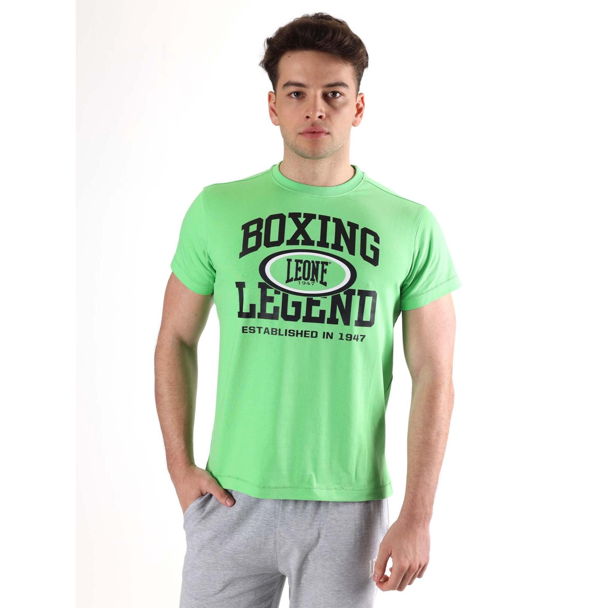 Camiseta de hombre de manga corta con estampado 'Boxing Legend' Leone Active