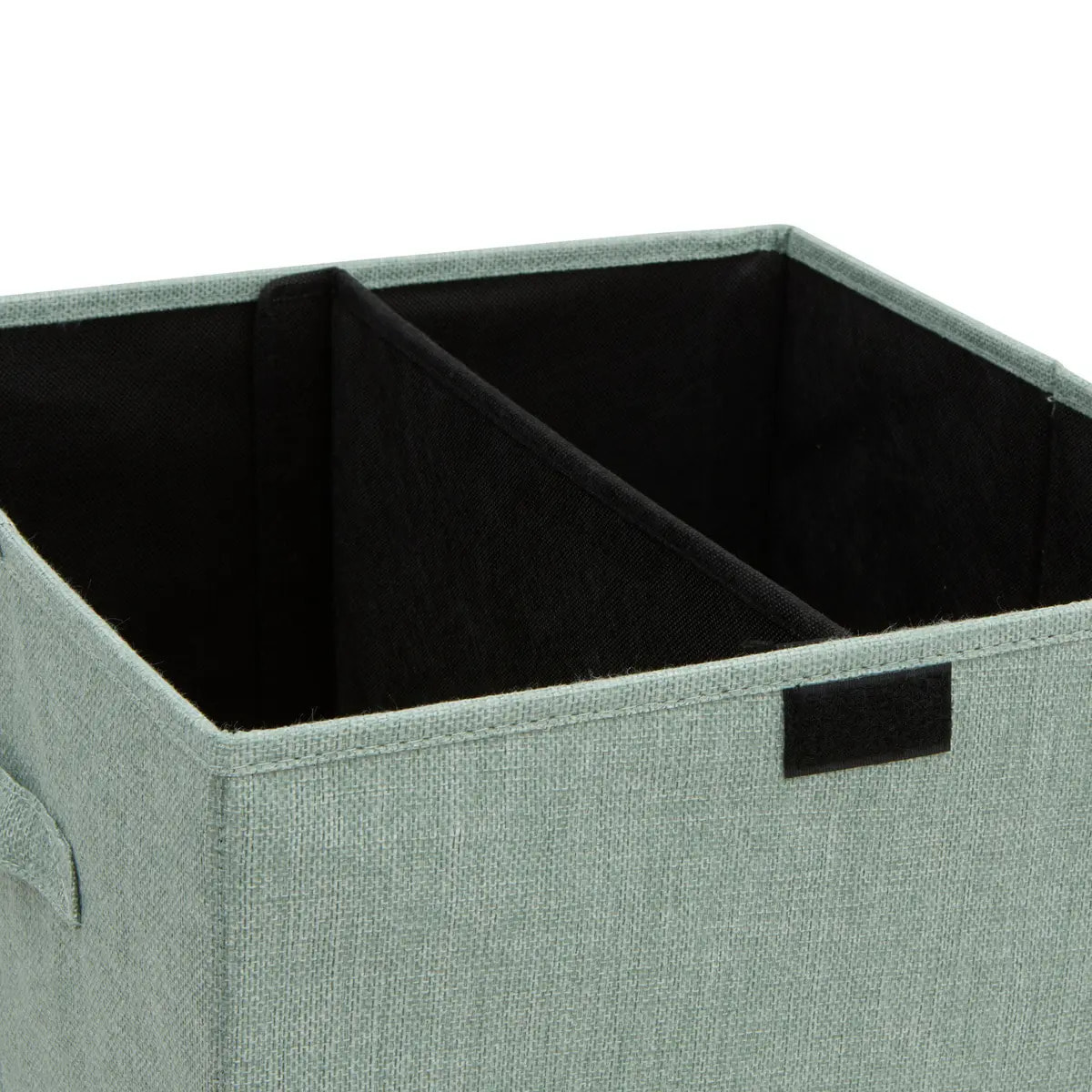 Corbeille à linge Colorama rectangulaire pliable 74L vert céladon