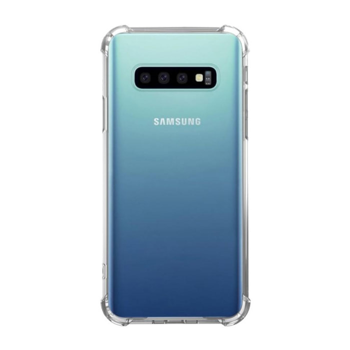Coque Samsung Galaxy S10 anti-choc bords renforcés Souple transparente