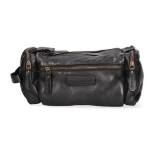 Borsa a mano da uomo - Modello False - Vera pelle di vitello - 28.0 x 13.0 x 15.0 cm