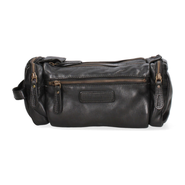 Borsa a mano da uomo - Modello False - Vera pelle di vitello - 28.0 x 13.0 x 15.0 cm