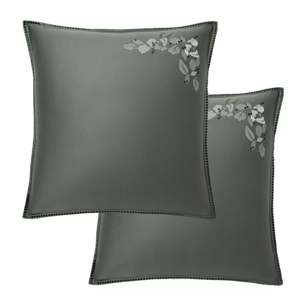 Lot de 2 taies Cayla cedre