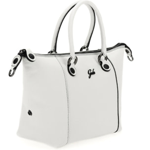 Borsa Donna GABS Bianco G3 PLUS M RUGA BLACKC1014