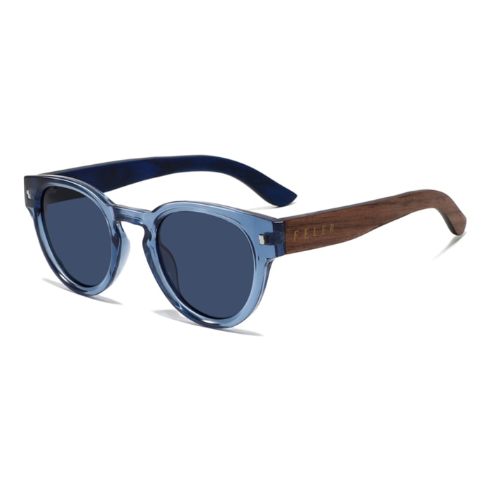Gafas de Sol Feler 1561P-4 Polarizadas de Madera Unisex 47 mm