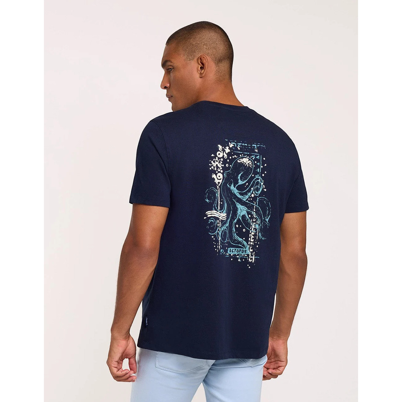 Camiseta Manga Corta Azul Marino - Jones