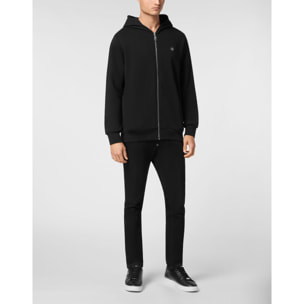 PHILIPP PLEIN Hooded Sweatjacket SKULL