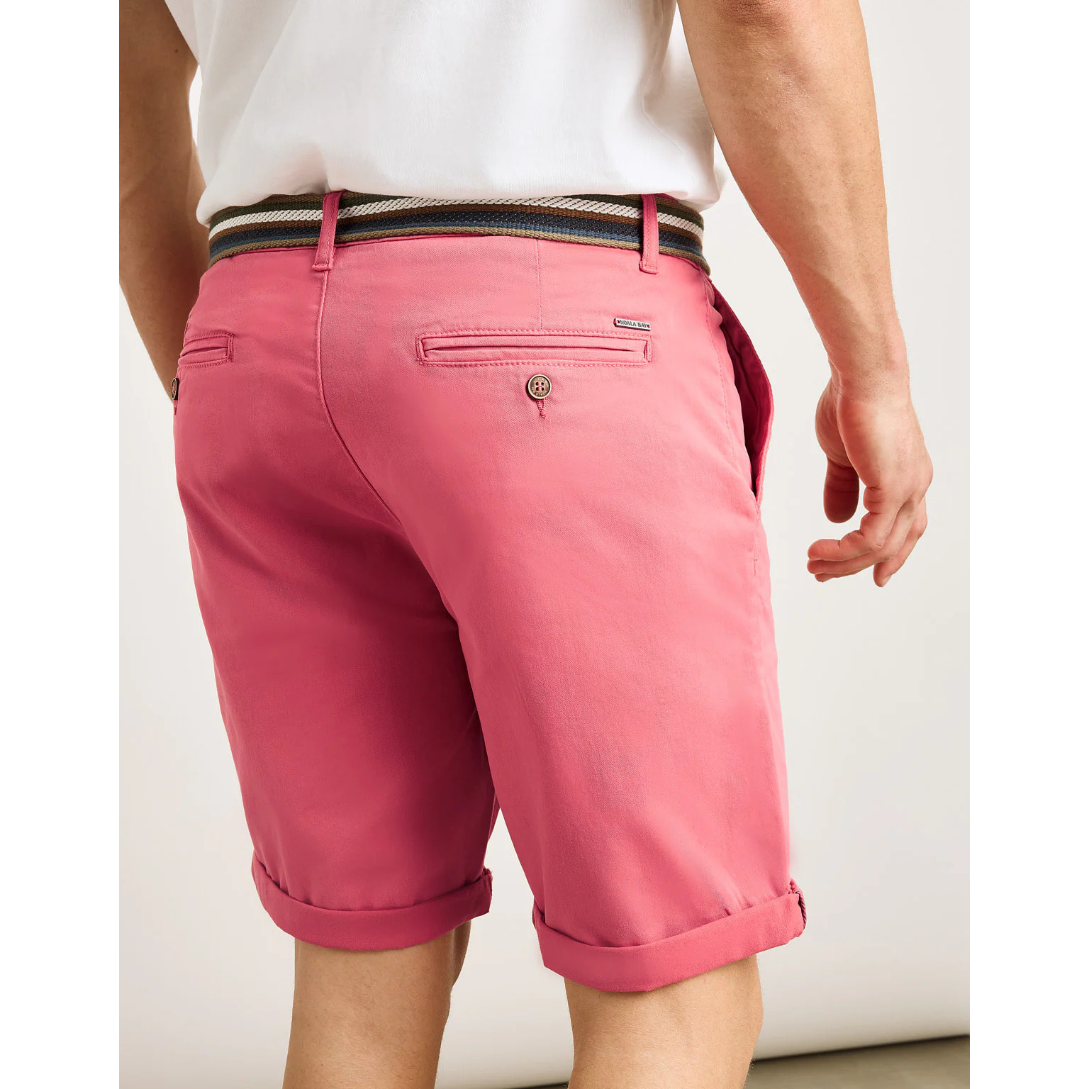 Bermuda Algodón con Cinturón Coral - Esteban