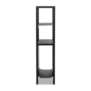 Bandha - Scaffale in metallo con 4 ripiani 85x35x20 cm