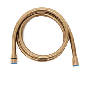 Aurum flexible de douche 150 cm avec écrou anti-torsion, or rose (SATBAURHPBRG)