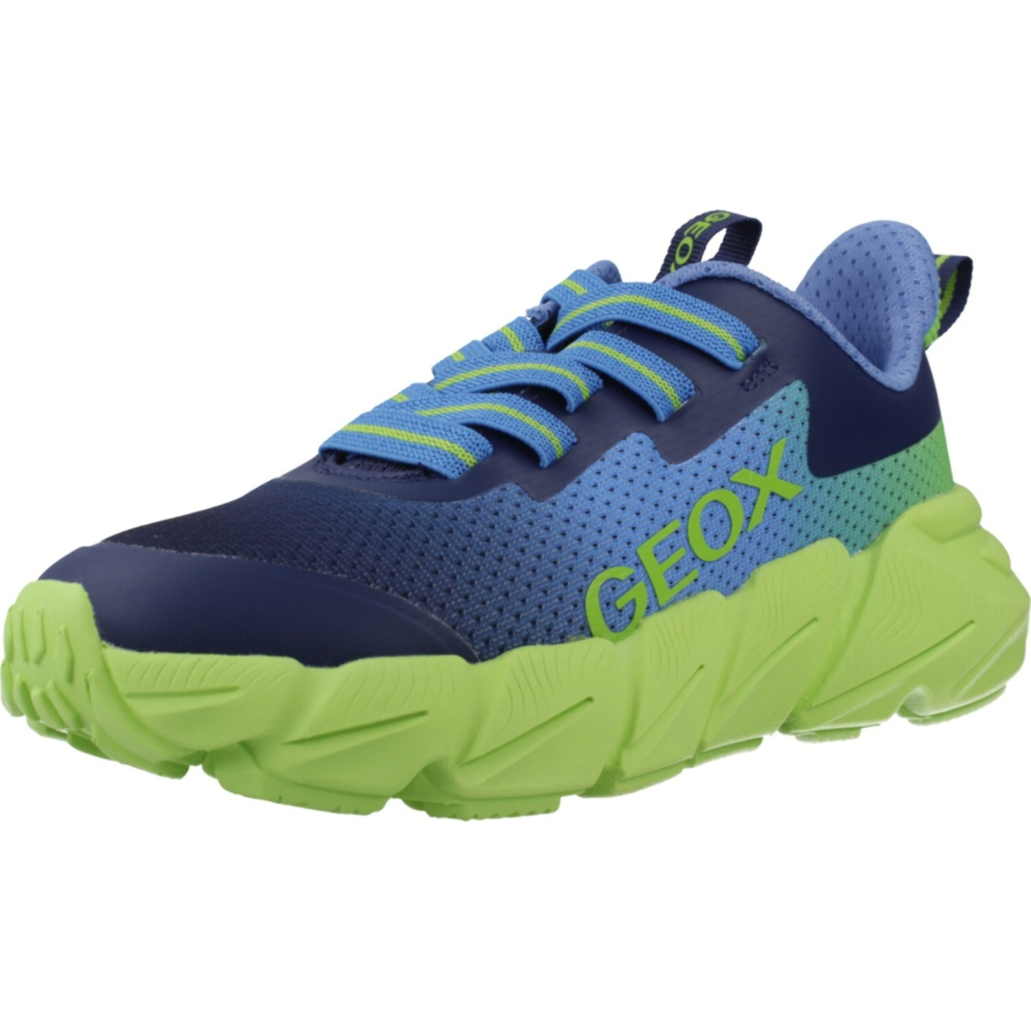 Zapatillas Niño de la marca GEOX  modelo J FLEXYPER FAST BOY AZUL