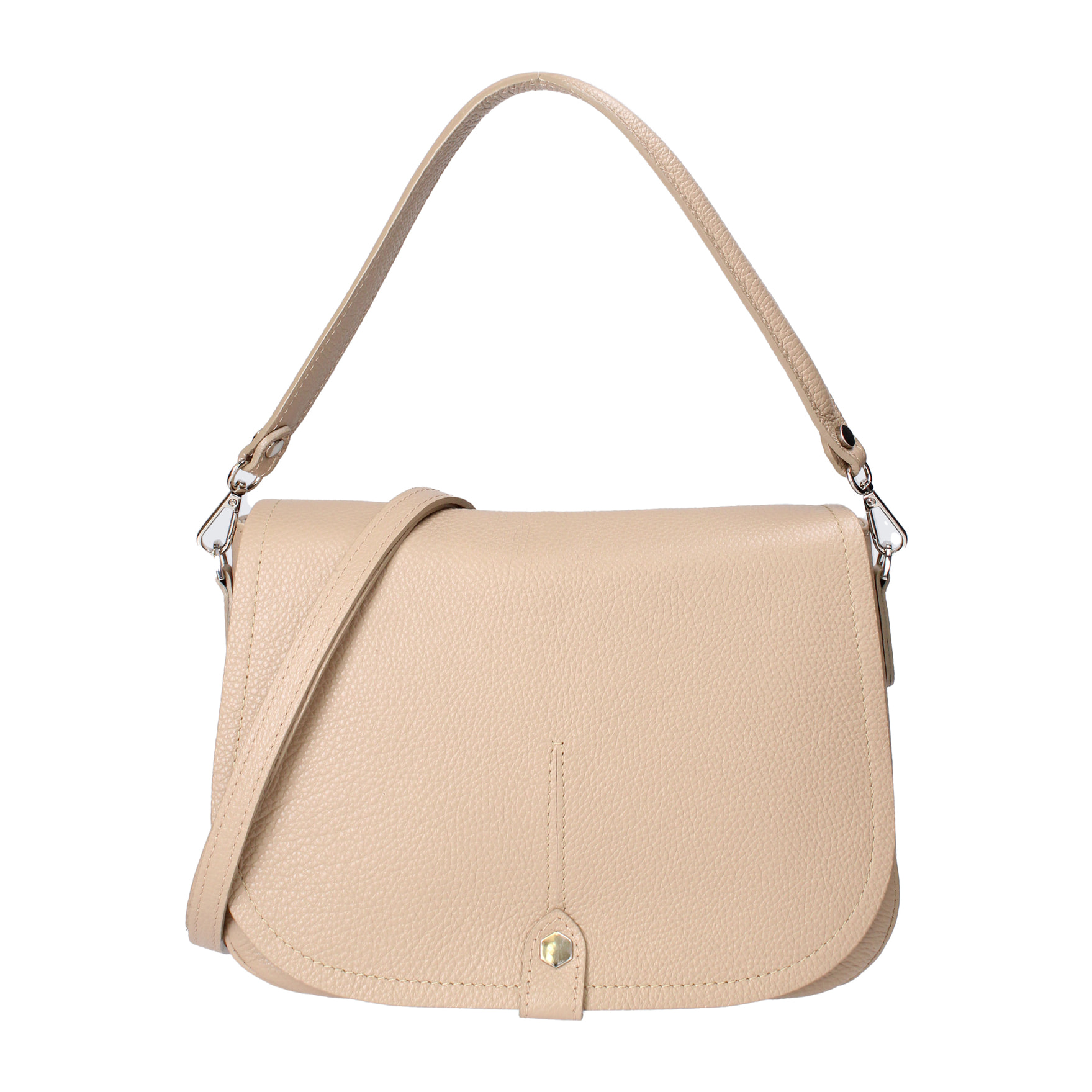 Borsa a spalla Sabina da donna In Vera pelle Made in Italy 29x20x11 cm