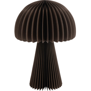J-Line abat-jour Champignon Pliable - papier - brun