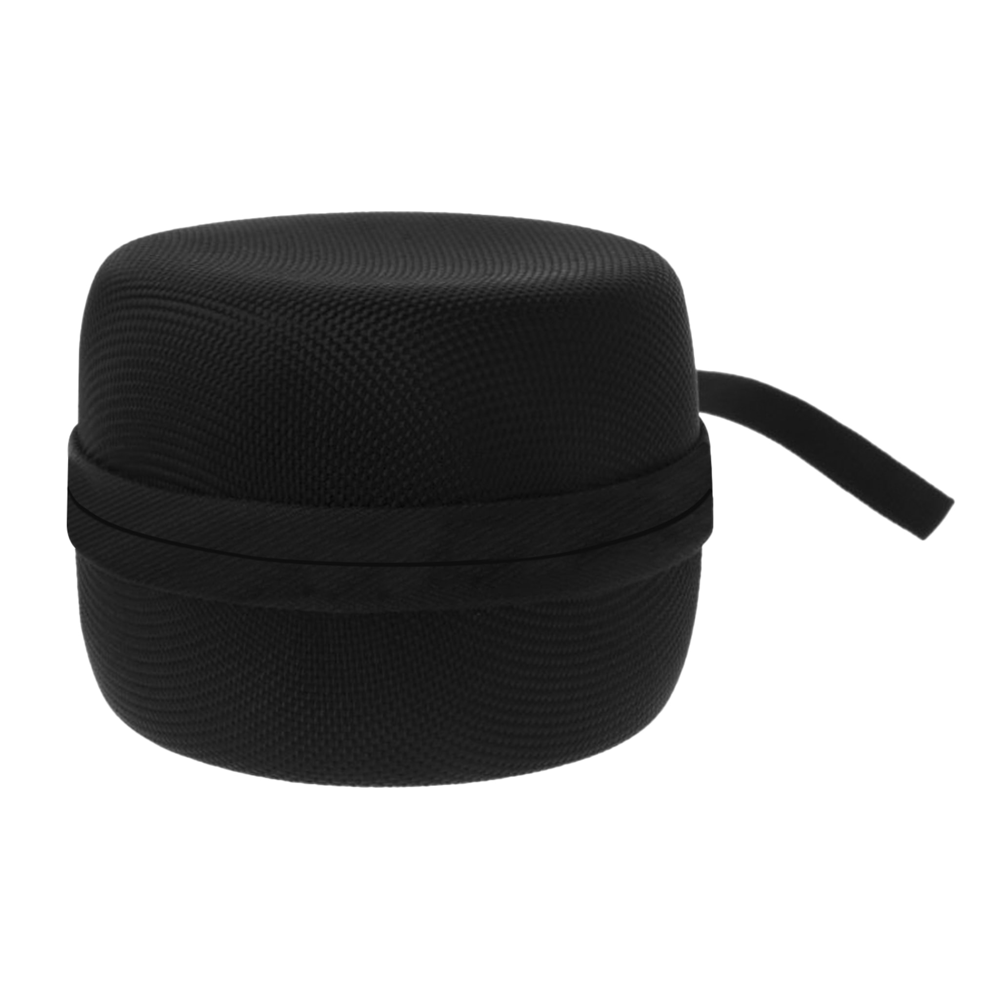DAM Funda protectora semirrígida de nailon para Amazon Echo Dot (Gen 2) 8x7x8 Cm. Color: Negro