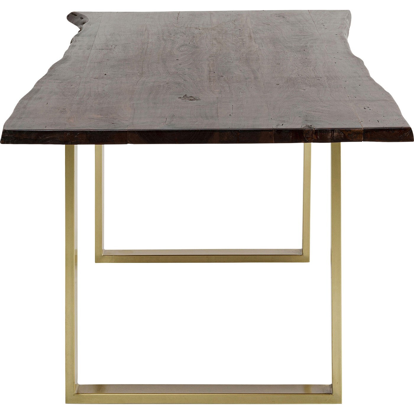 Table Harmony noyer laiton Kare Design