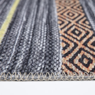 Tapis kilim Voma, doux et soyeux motif Ethnique