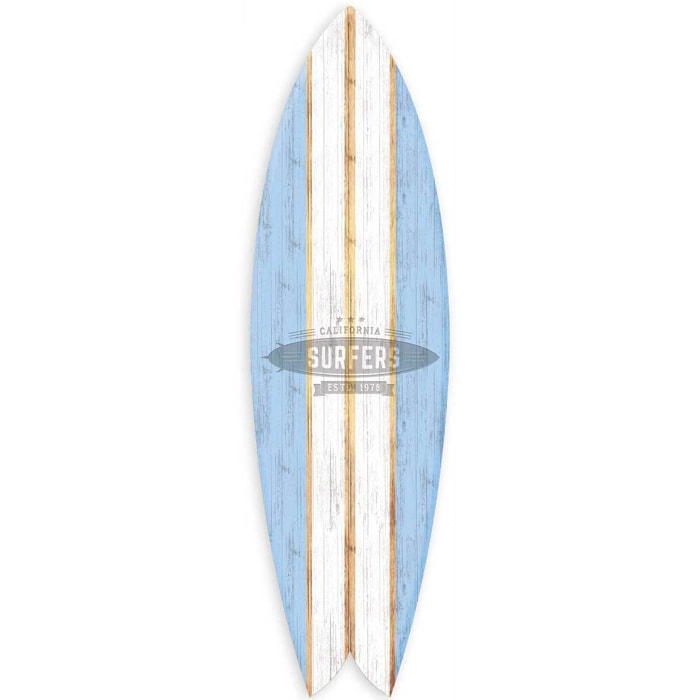 Planche Déco Surf California Surfers 1978 Tableau alu Dibond
