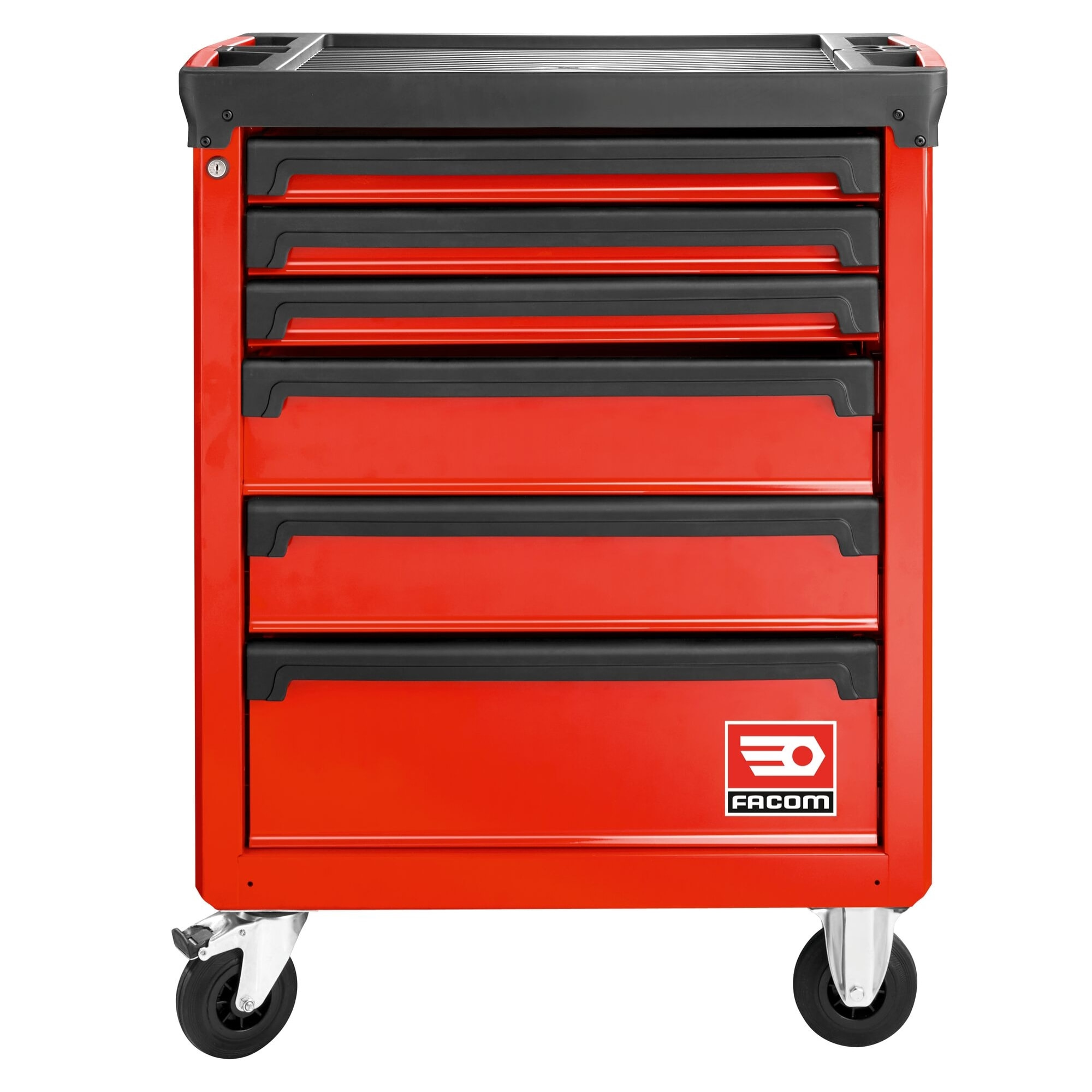 FACOM Servante d'atelier métal 6 Tiroirs Rouge ROLL.6M3APF