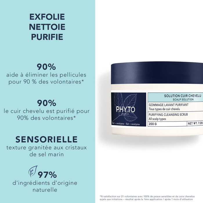 Solution Cuir Chevelu - Gommage Lavant Purifiant 200 g