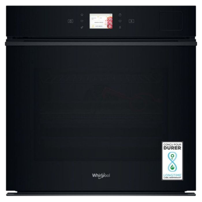 Four encastrable WHIRLPOOL WOI9A8FPT2SBAF Collection W9 - Pyrolyse, 6ème Sens, Sonde de Cuisson, Ecran TFT
