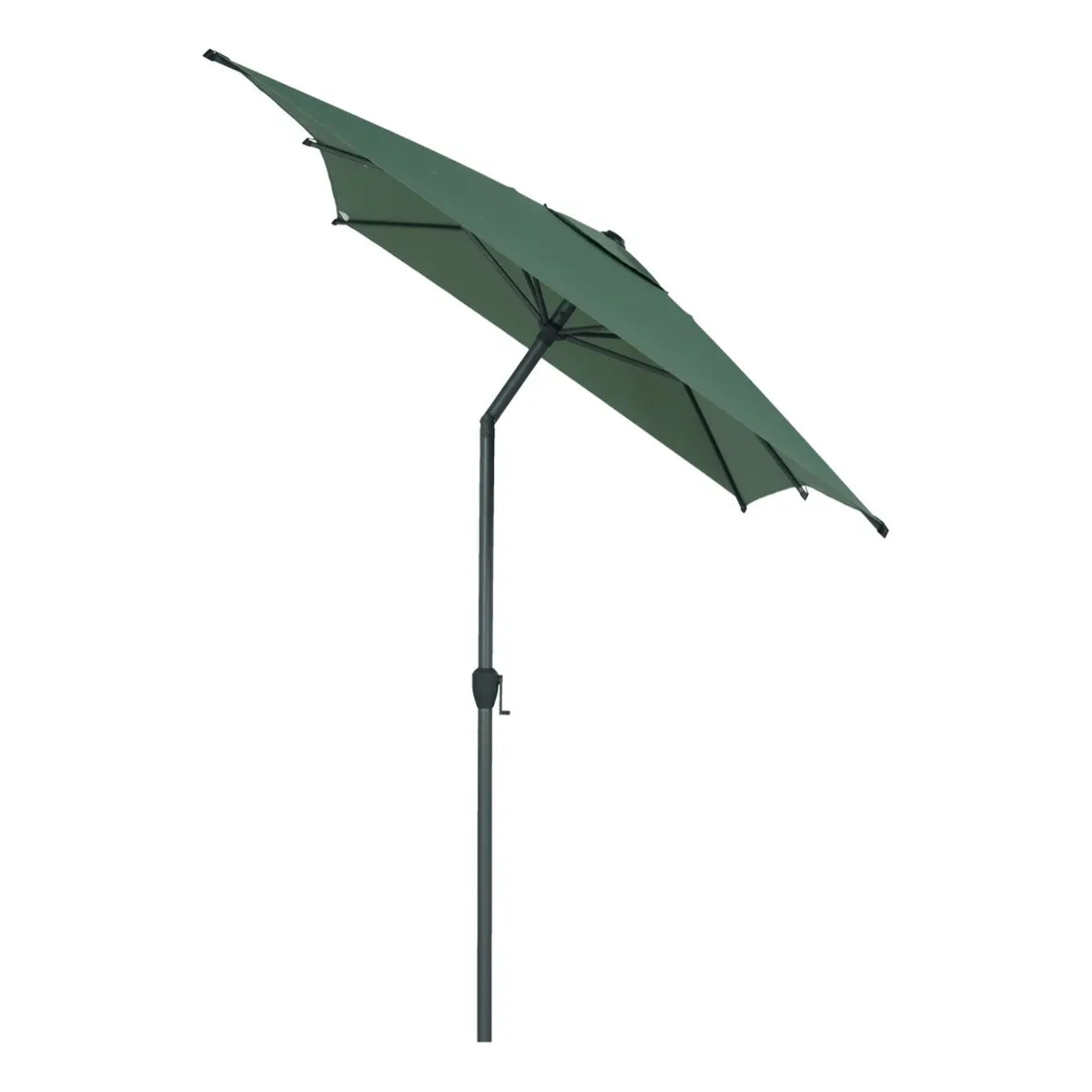 Parasol droit rectangulaire inclinable Loompa 3x2m vert olive