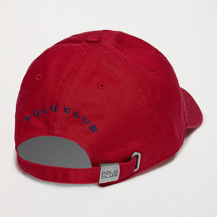 Gorra roja con logo bordado Rigby Go