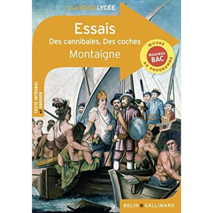 Montaigne,Michel de | Essais : Des cannibales - Des coches | Livre d'occasion
