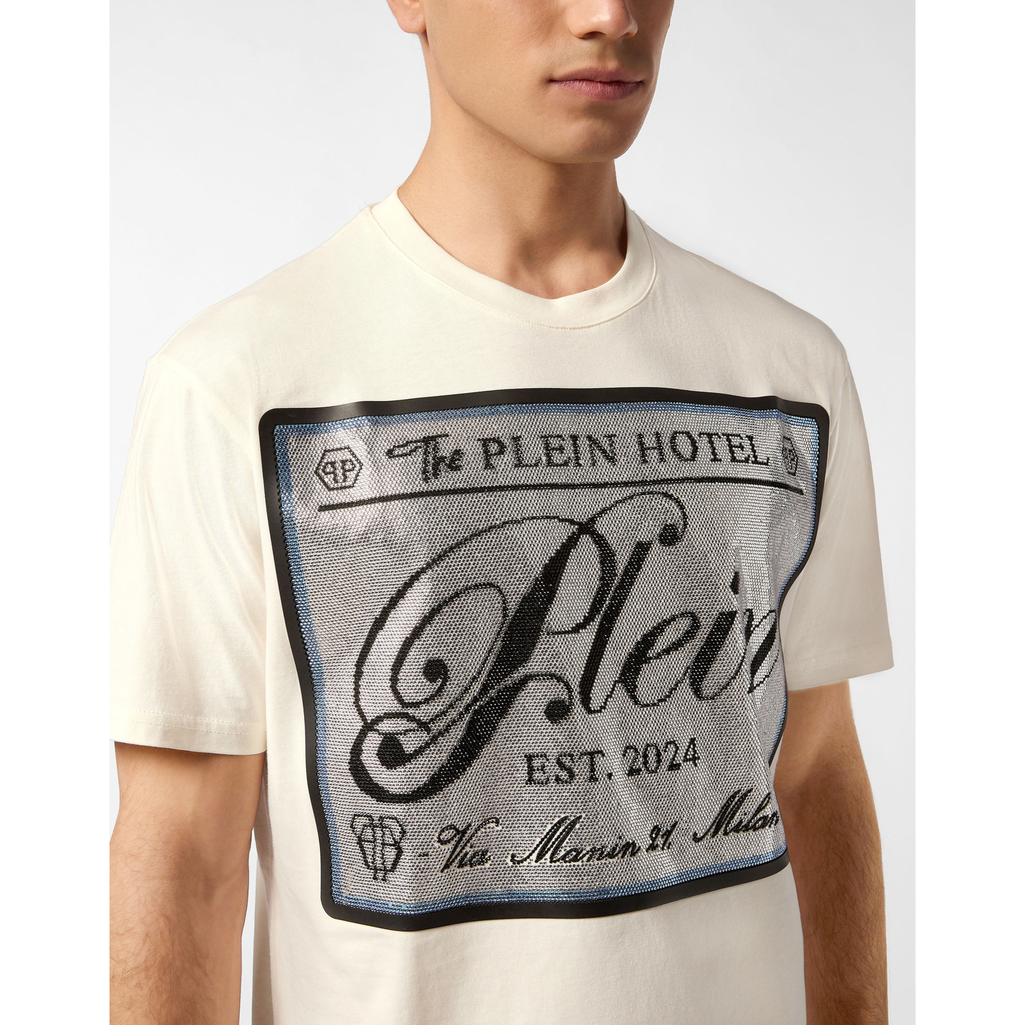 PHILIPP PLEIN Camiseta Cuello Redondo Ss