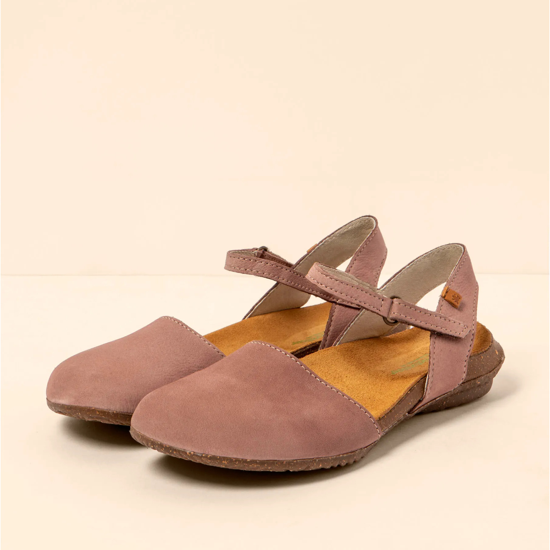 Sandalias N412 NOBUCK LAVADO MALVA / WAKATAUA color Malva