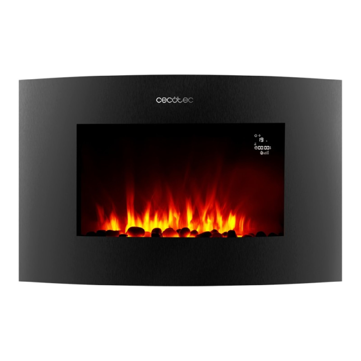 Caminetti elettrici ReadyWarm 3550 Curved Flames Connected Cecotec