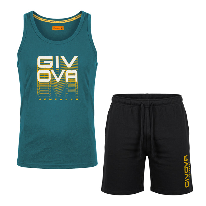 Completo Homewear Uomo Corto GIVOVA Cotone