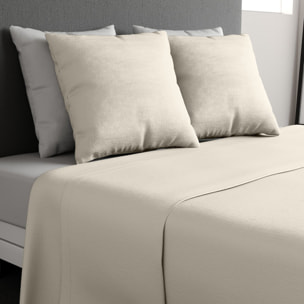 Parure De Drap 1 Pers 100% Coton 57fils + 1 taie Ivoire