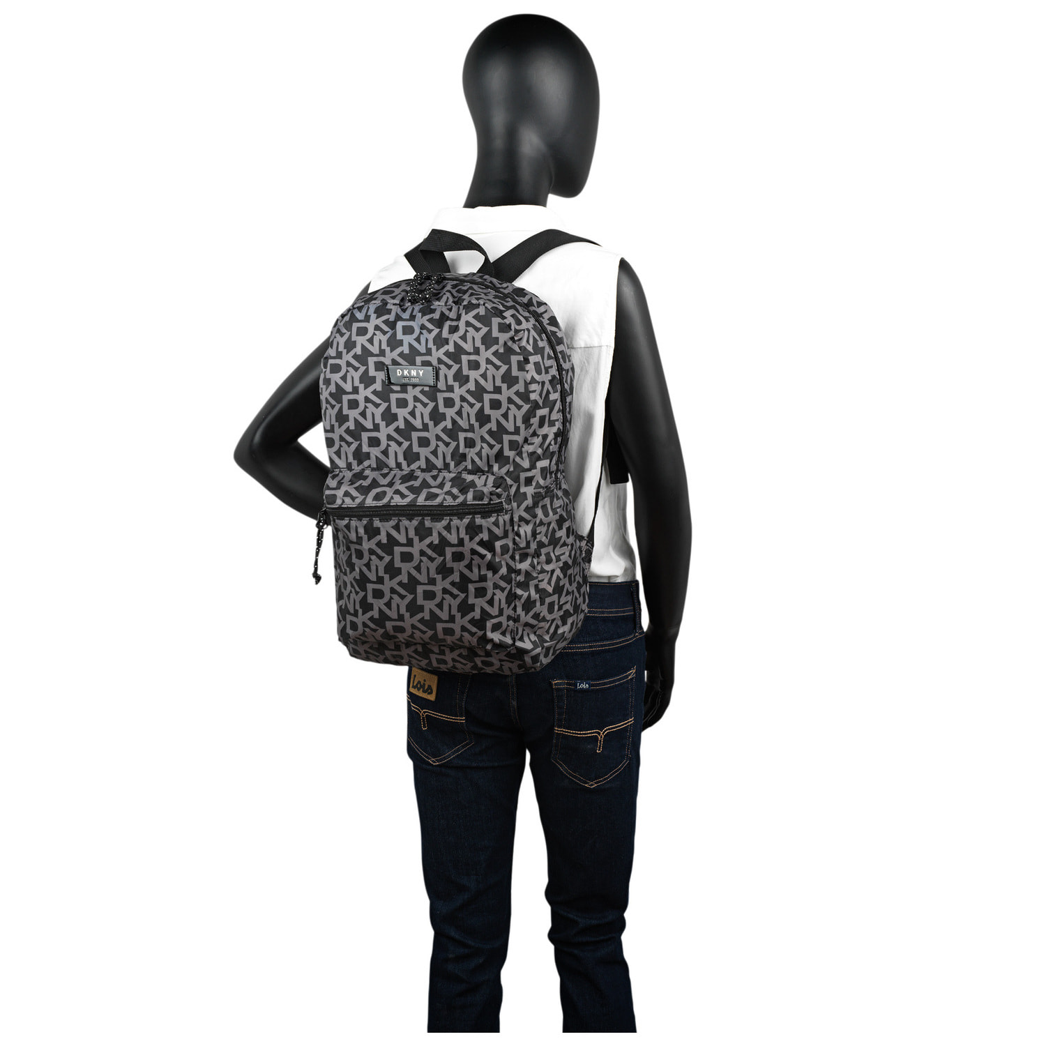 Mochila Casual/Ocio Dkny Dkny-928 Packable Black/Charcoal