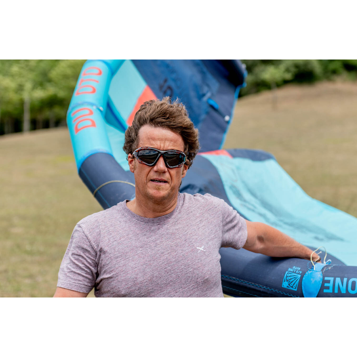 Gafas de deportes acuáticos OCEAN AUSTRALIA - Negro brillante / Ahumada