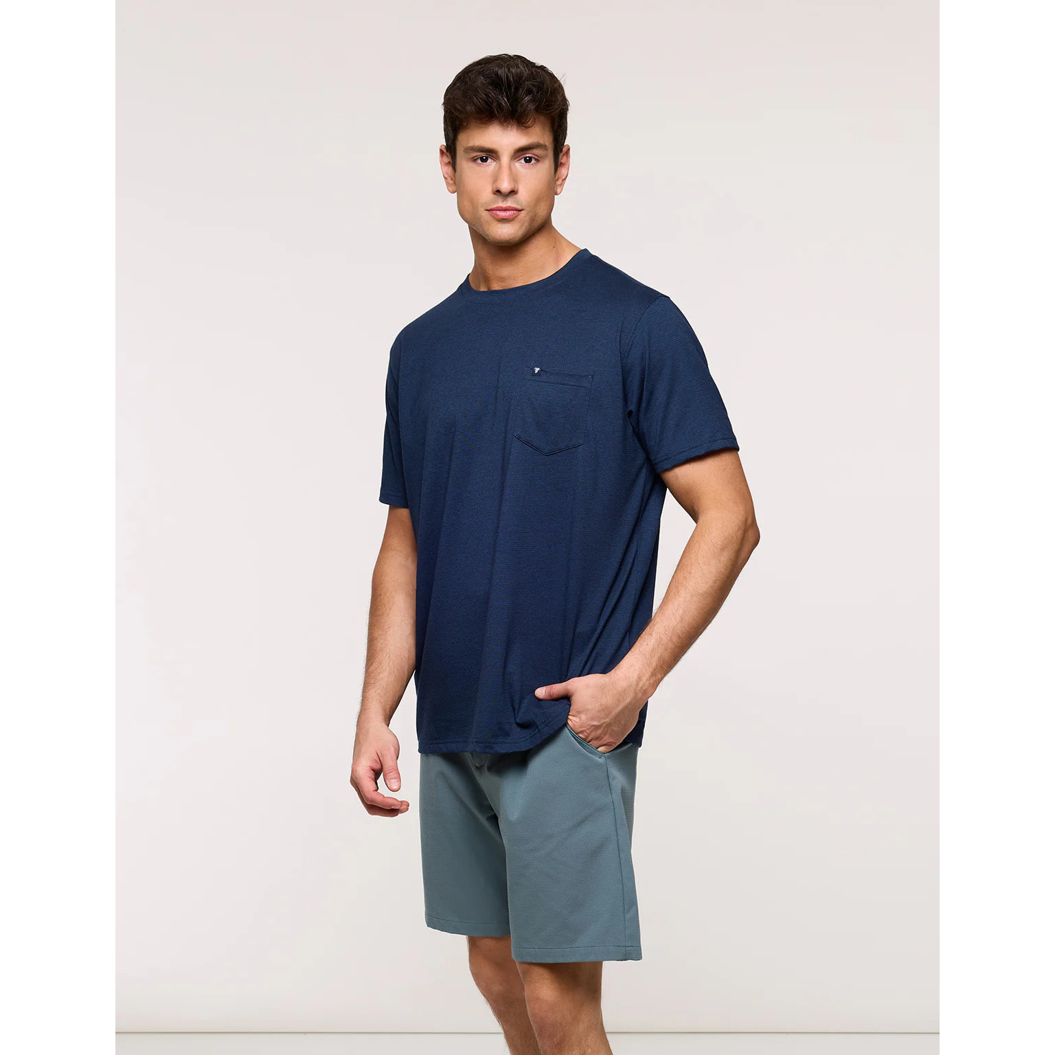 Camiseta Manga Corta Azul Marino - Veira