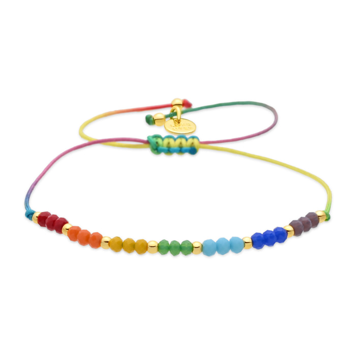 Tobillera Ophus acabado oro amarillo 18k