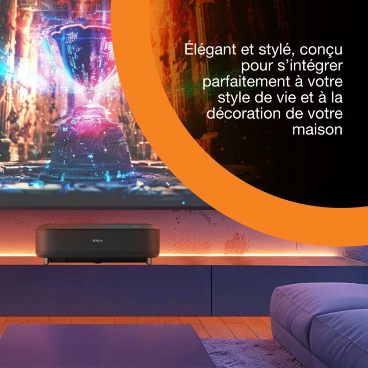 Vidéoprojecteur home cinéma EPSON EH-LS670B 2025 4K PRO UHD, Google TV
