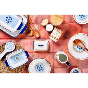 Plateau de service NAPOLI 36,5 x 22cm - 2 pièces - Agrume