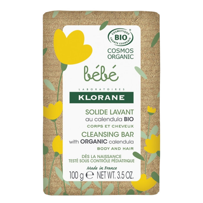 Calendula Bio Bébé  - Solide Lavant - 100g
