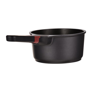 Cazo ø16x8,4 cm en aluminio fundido de color negro, apta para inducción y antiadherente expert san ignacio